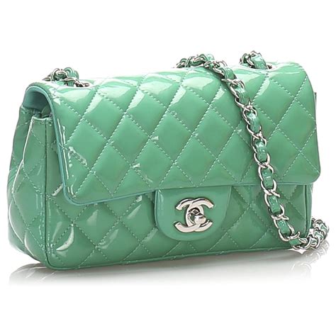 chanel patent mint green|Chanel handbags australia.